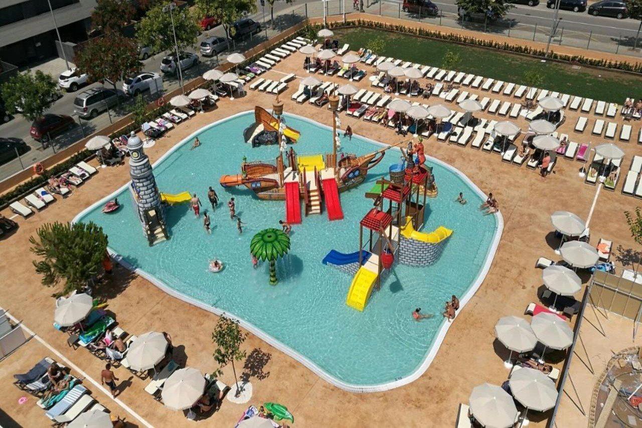 Hotel Sorra Daurada Splash Malgrat de Mar Exteriör bild